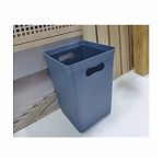 Ведро для мусора Plast Team Stockholm PT6580, квадратное, вулканический базальт, 10 л