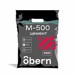 Цемент Obern М-500 морозостойкий, водонепроницаемый, для пола, для фундамента, 3 кг