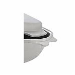 Гусятница Kukmara алюминиевая, с крышкой, объем 5.5 л, серый металлик