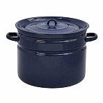 Бак-кастрюля 16 литров Керченский металлургический завод 42804-262/42815-263, эмалированный, без рисунка, с крышкой