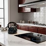 Чайник со свистком Mallony Lacrima 003979, нержавеющая сталь, черный, 2.5 л