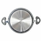 Жаровня Scovo Stone Pan, алюминий, антипригарное покрытие, со стеклянной крышкой,  22 см