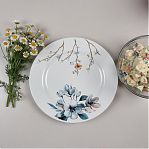 Тарелка Дулевский фарфор, Мгновения весны 11818, фарфор, обеденная, диаметр 20 см