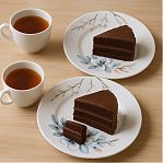 Тарелка Дулевский фарфор, Мгновения весны 11818, фарфор, обеденная, диаметр 20 см