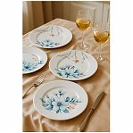 Тарелка Дулевский фарфор, Мгновения весны 11818, фарфор, обеденная, диаметр 20 см