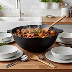 Казан Boniron Manoli К10-01, чугунный, без крышки, черный, 10 л