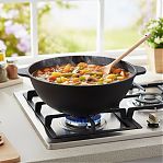 Казан Boniron Manoli К10-01, чугунный, без крышки, черный, 10 л