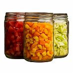 Банка стеклянная ДагестанОгни Твист ТО-82, объем 0.45 л, для хранения сыпучих продуктов и консервирования