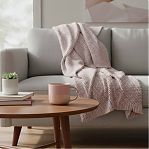 Кружка Bronco Velour 407-139, фарфор, розовая, для холодных и горячих напитков, 440 мл