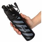 Термобутылка для воды Daniks 435636, нержавеющая сталь, с распылителем, черный, 0.5 л