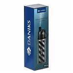 Термобутылка для воды Daniks 435636, нержавеющая сталь, с распылителем, черный, 0.5 л