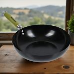 Сковорода стальная ВОК BOYSCOUT 61595, антипригарное покрытие, диаметр 300 мм