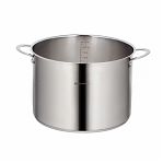 Кастрюля Daniks GS-01338-28HCA -12L Профессионал, нержавеющая сталь, индукция, 12 л