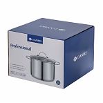 Кастрюля Daniks GS-01338-28HCA -12L Профессионал, нержавеющая сталь, индукция, 12 л