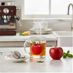 Кружка ОСЗ С1208, Чайная Полезное яблоко, стекло, диаметр 80 мм, 320 мл