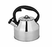 Чайник Agness UD-451104, со свистком, нержавеющая сталь, 2.8 л