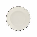 Тарелка Olaff Аврора 239-62002, обеденная, 180 мм, стеклокерамика, цвет белый
