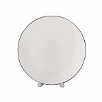 Тарелка Olaff Аврора 239-62002, обеденная, 180 мм, стеклокерамика, цвет белый
