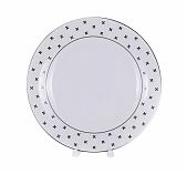 Тарелка Guterwahl Морфей 105-03007, мелкая, обеденная, 230 мм, фарфор, цвет белый