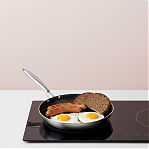 Сковорода из нержавеющей стали Gold House GH-1849, без крышки, диаметр 240 мм, антипригарное покрытие