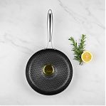 Сковорода из нержавеющей стали Gold House GH-1850, без крышки, диаметр 260 мм, антипригарное покрытие