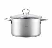 Кастрюля нержавеющая сталь Swisgold Dolores капсульное дно, с крышкой, 3.6 л
