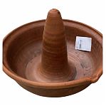 Подставка Посадская Р4203 для запекания курицы в духовке, красная глина