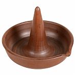 Подставка Посадская Р4203 для запекания курицы в духовке, красная глина