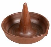 Подставка Посадская Р4203 для запекания курицы в духовке, красная глина