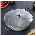 Сотейник Kukmara смс308а, с крышкой, с антипригарным покрытием, 30 см