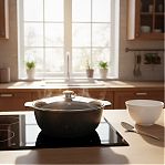 Кастрюля-жаровня Kukmara ЖМТ42а, с крышкой, мраморная, 4 л