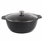 Кастрюля-жаровня Kukmara ЖМТ32а, с крышкой, мраморная, 3 л