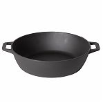 Жаровня чугунная Boniron BС500/120-2, термообработанная, с ручками, 120х500 мм