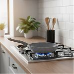 Сковорода Мечта Premium grey 18901, антипригарное покрытие, серая, диаметр 180 мм