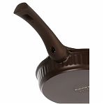 Сковорода Kukmara Stella ссм220а, 220 мм, антипригарное покрытие, мокко, без крышки