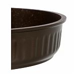 Сковорода Kukmara Stella, 280 мм, антипригарное покрытие, мокко, без крышки