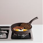 Сковорода Kukmara Stella, 280 мм, антипригарное покрытие, мокко, без крышки