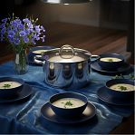 Кастрюля Катунь Этна КТ21-D-20, нержавеющая сталь стеклянная крышка, индукция, 3.5 л