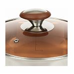 Набор кастрюль нержавеющая сталь Daniks Веллингтон, GS-01415-6SE, индукция, 2 л, 3 л, 4 л