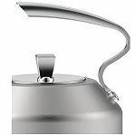 Чайник матовый Rashel R-7830, нержавеющая сталь, серебро, со свистком, индукция, 3 л