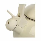 Чайник эмалированный Daniks Bon Appetit, бежевый, со свистком, индукция, 2.2 л