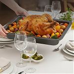 Набор форм для запекания Daniks 501561, сталь, антипригарное покрытие, в комплекте 3 формы, цвет серый