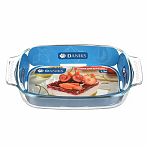 Форма для запекания Daniks HSAP15LN, прямоугольная, жаропрочное стекло, 52х178х290 мм, 1.5 л