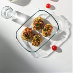 Форма для запекания Daniks HSAP15LN, прямоугольная, жаропрочное стекло, 52х178х290 мм, 1.5 л