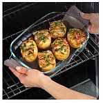 Форма для запекания Daniks HSAP20LN, прямоугольная, жаропрочное стекло, 58х196х302 мм, 2 л 