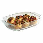 Форма для запекания Daniks HSAP20LN, прямоугольная, жаропрочное стекло, 58х196х302 мм, 2 л 