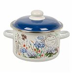 Набор эмалированных кастрюль СтальЭмаль Солнечный день 506135, 2, 3, 4 л, в упаковке 3 штуки