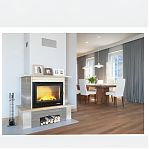 Топка каминная NORDflam Corno,  чугунная, 14 кВт, d 180 мм, до 320 куб.м