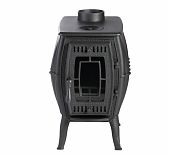 Печь отопительная  ПроМеталл Бахтинка, чугун, 9 кВт, d115 мм, до 100 куб.м, серая 