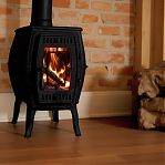 Печь отопительная  ПроМеталл Бахтинка, чугун, 9 кВт, d115 мм, до 100 куб.м, серая 